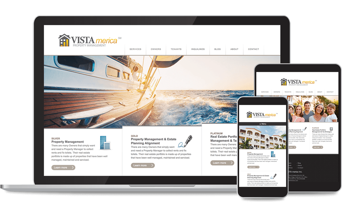 Vistamerica Custom Web Design