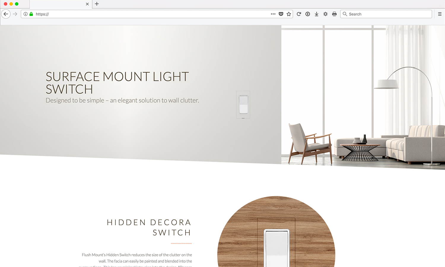 Interior Design Website Design