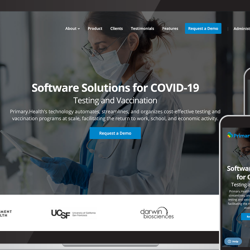 COVID-19 Website Design & Development