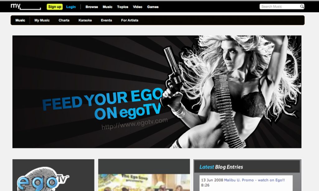 EgoTv Advertising Design